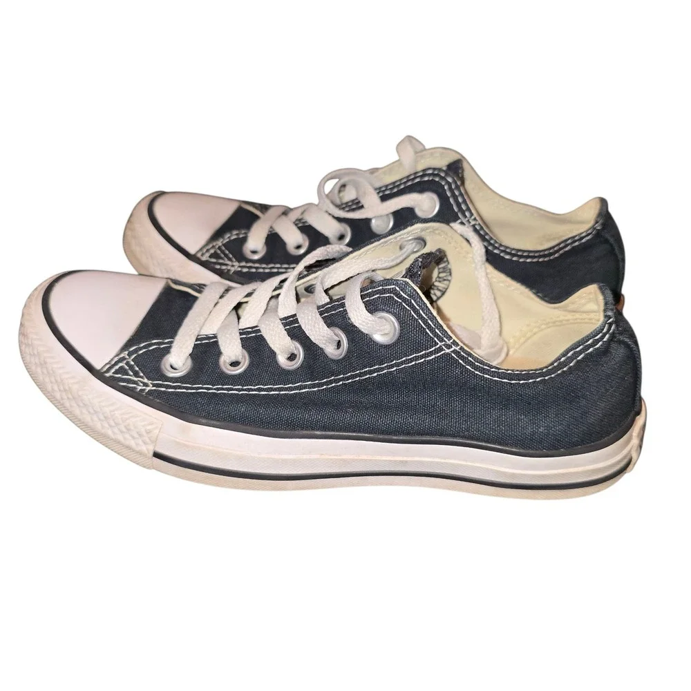 Converse All Star‎ Canvas Sneakers Low Top Casual Shoes Black Size 5